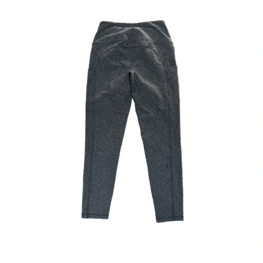 The North Face Women's Side Pocket Mid-Rise 7/8 Leggings Charcoal Heather Grey - Picture 4 of 11